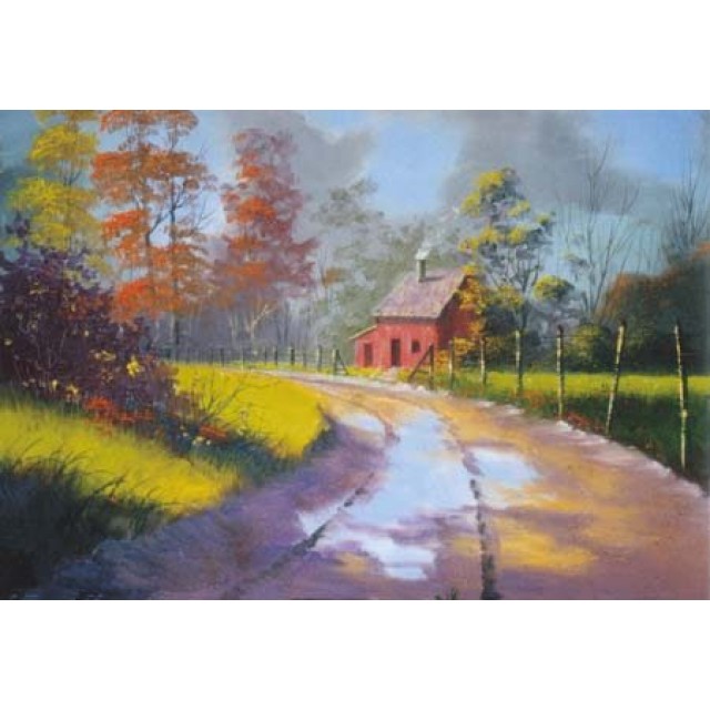 3300 COUNTRY ROAD - BEGINNERS OIL PAINTING